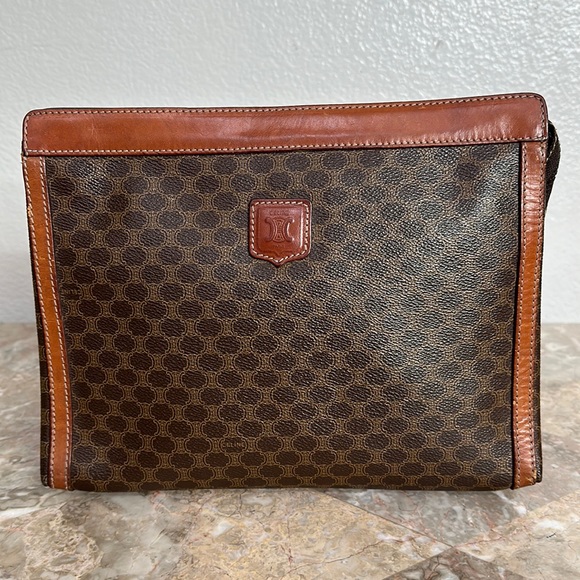 Celine Handbags - CELINE macadam vintage pouch